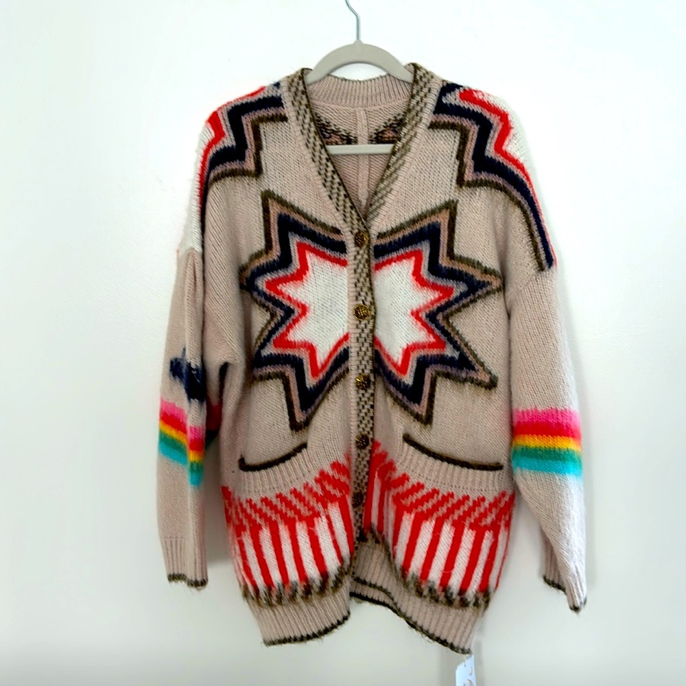 Multicolored cardigan